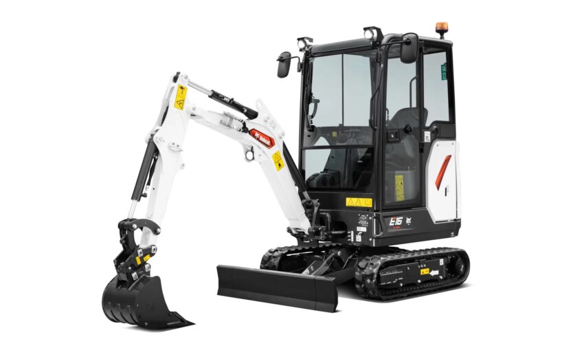 Bobcat E16 minigraver Bobcat Vangaever