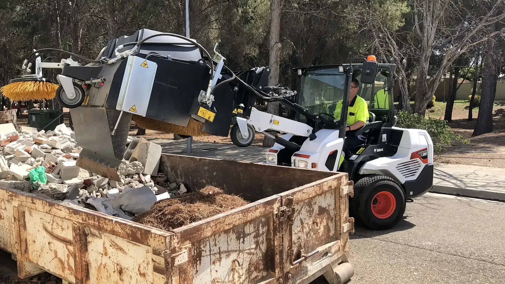 Bobcat kniklader bouw Vangaever Bobcat 01