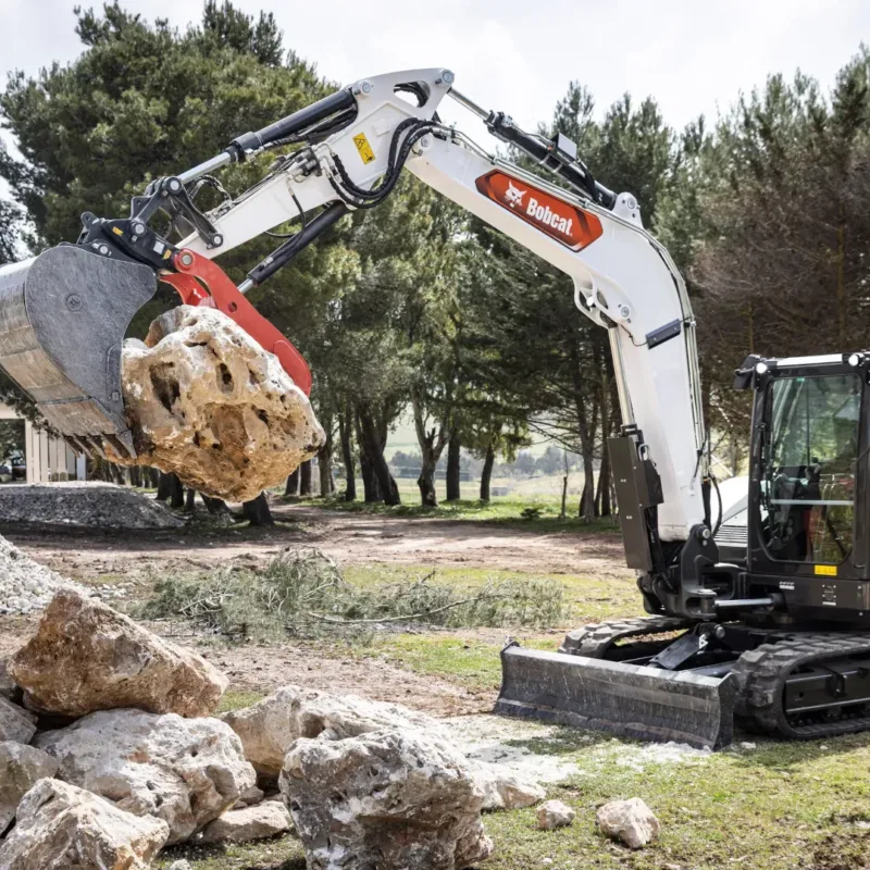 Bobcat E88 graafmachine Vangaever Bobcat 00