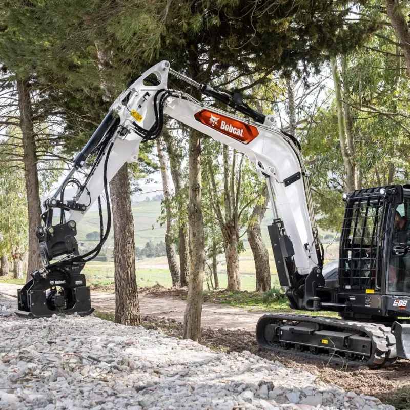 Bobcat E88 graafmachine Vangaever Bobcat 01