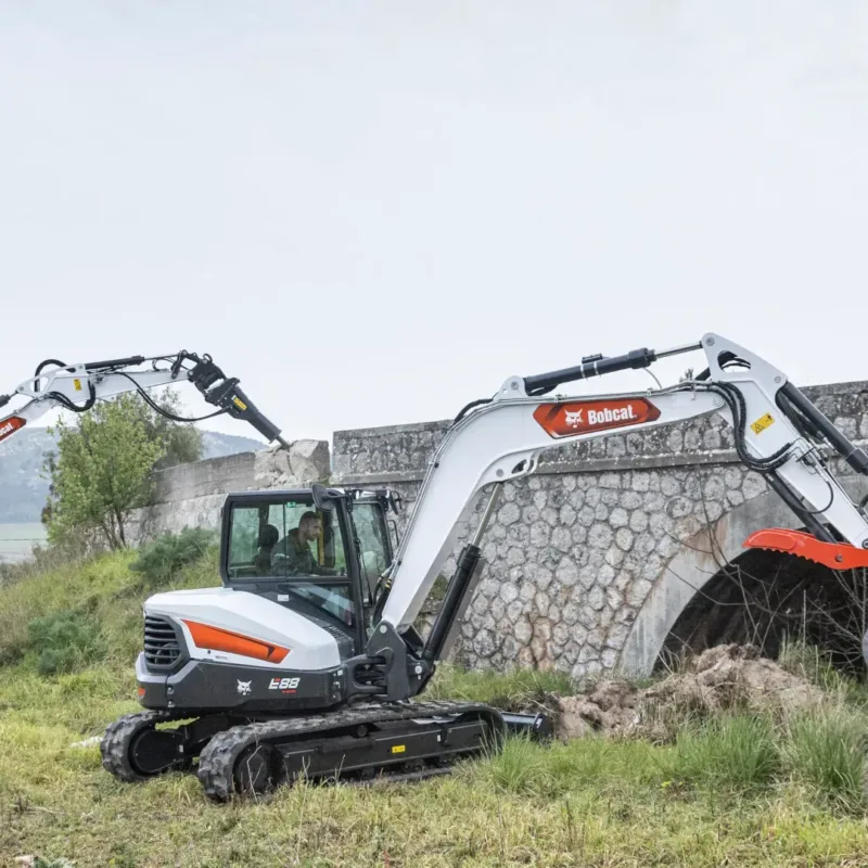 Bobcat E88 graafmachine Vangaever Bobcat 02
