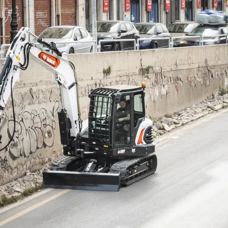 Bobcat E88 graafmachine Vangaever Bobcat 04