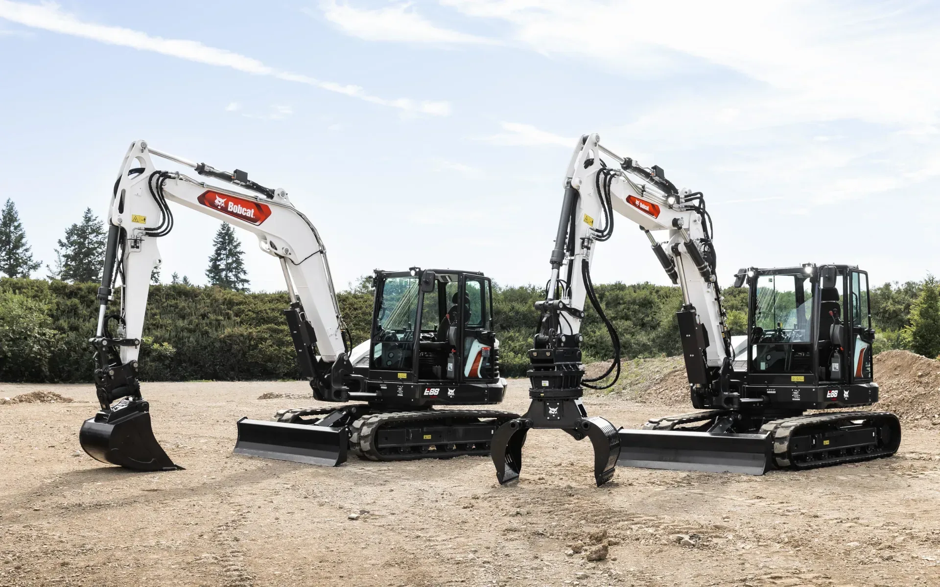 Bobcat E88 compacte graafmachine Vangaever 00