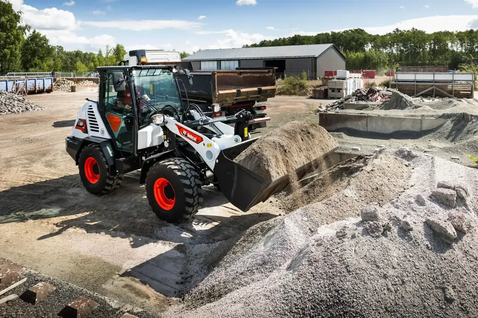 Bobcat L85 en L100 OP Galabau Vangaever Bobcat 06