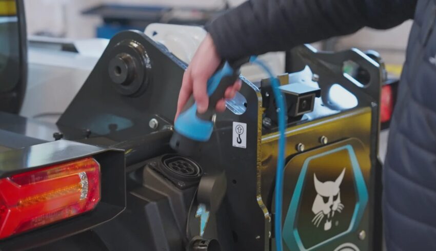 Bobcat TL25 60e electrische verreiker prototype Vangaever 06