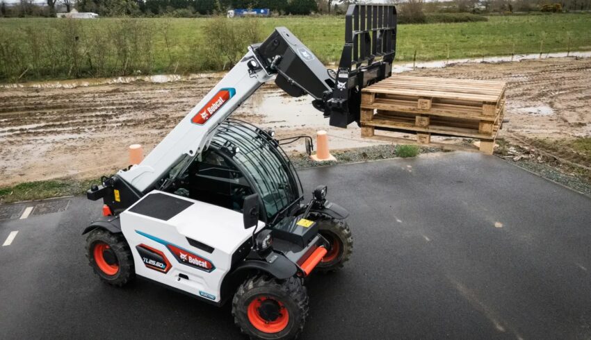 Bobcat TL25 60e electrische verreiker prototype Vangaever 00