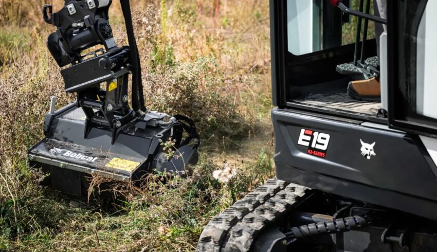 Bobcat E19 R2 graafmachine Vangaever Bobcat 12