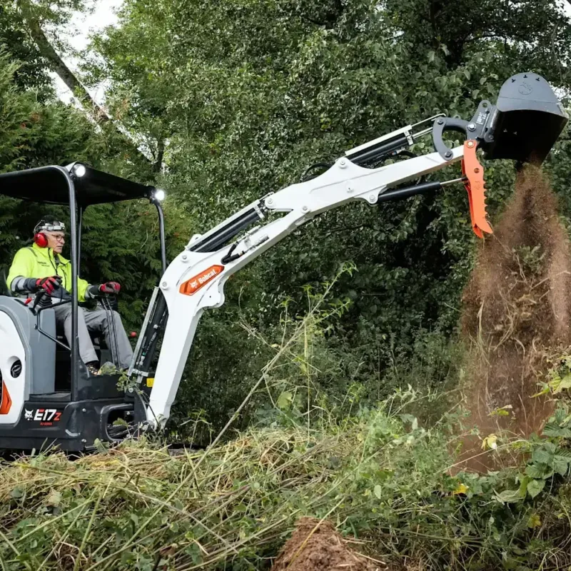 Bobcat E17z R2 graafmachine Vangaever Bobcat 04