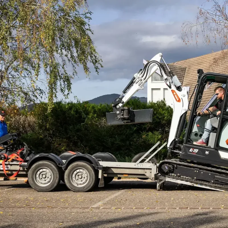 Bobcat E19z R2 graafmachine Vangaever Bobcat 08