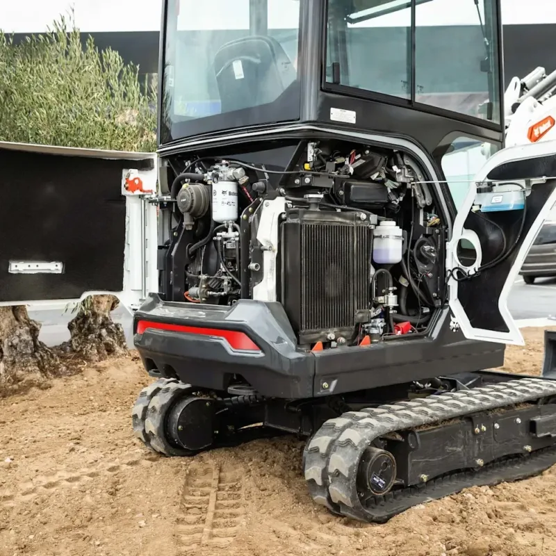 Bobcat E19z R2 graafmachine Vangaever Bobcat 09