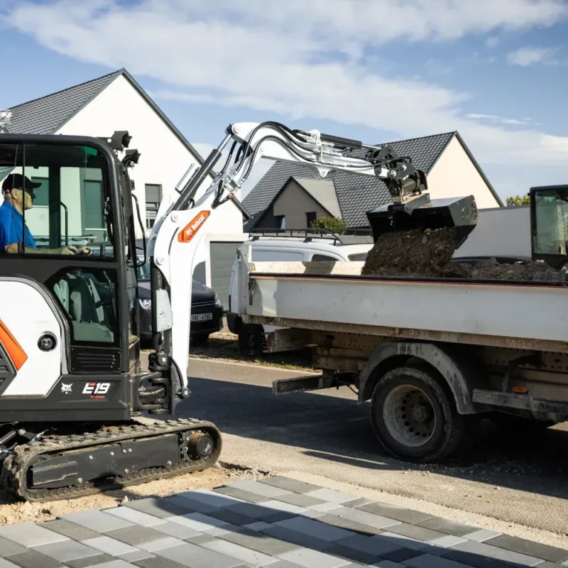 Bobcat E19z R2 graafmachine Vangaever Bobcat 15