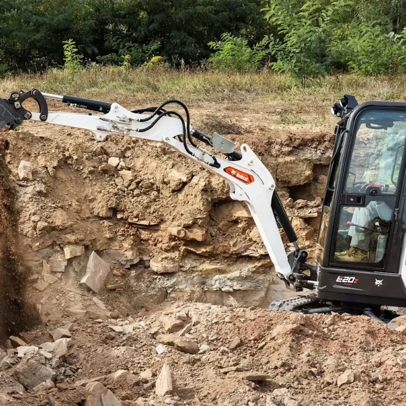 Bobcat E20z R2 graafmachine Vangaever Bobcat 03