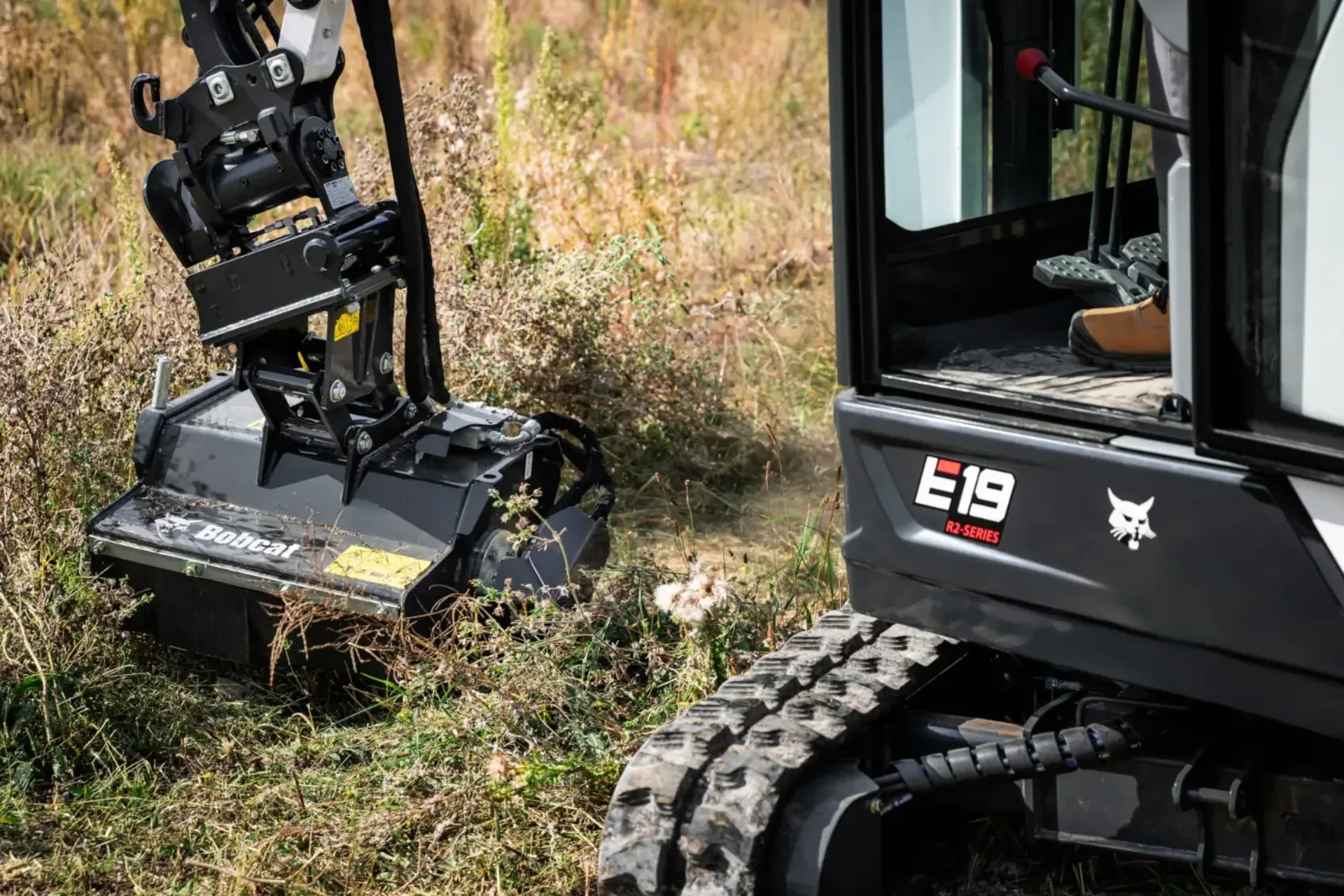 Bobcat E19 R2 graafmachine Vangaever Bobcat 12