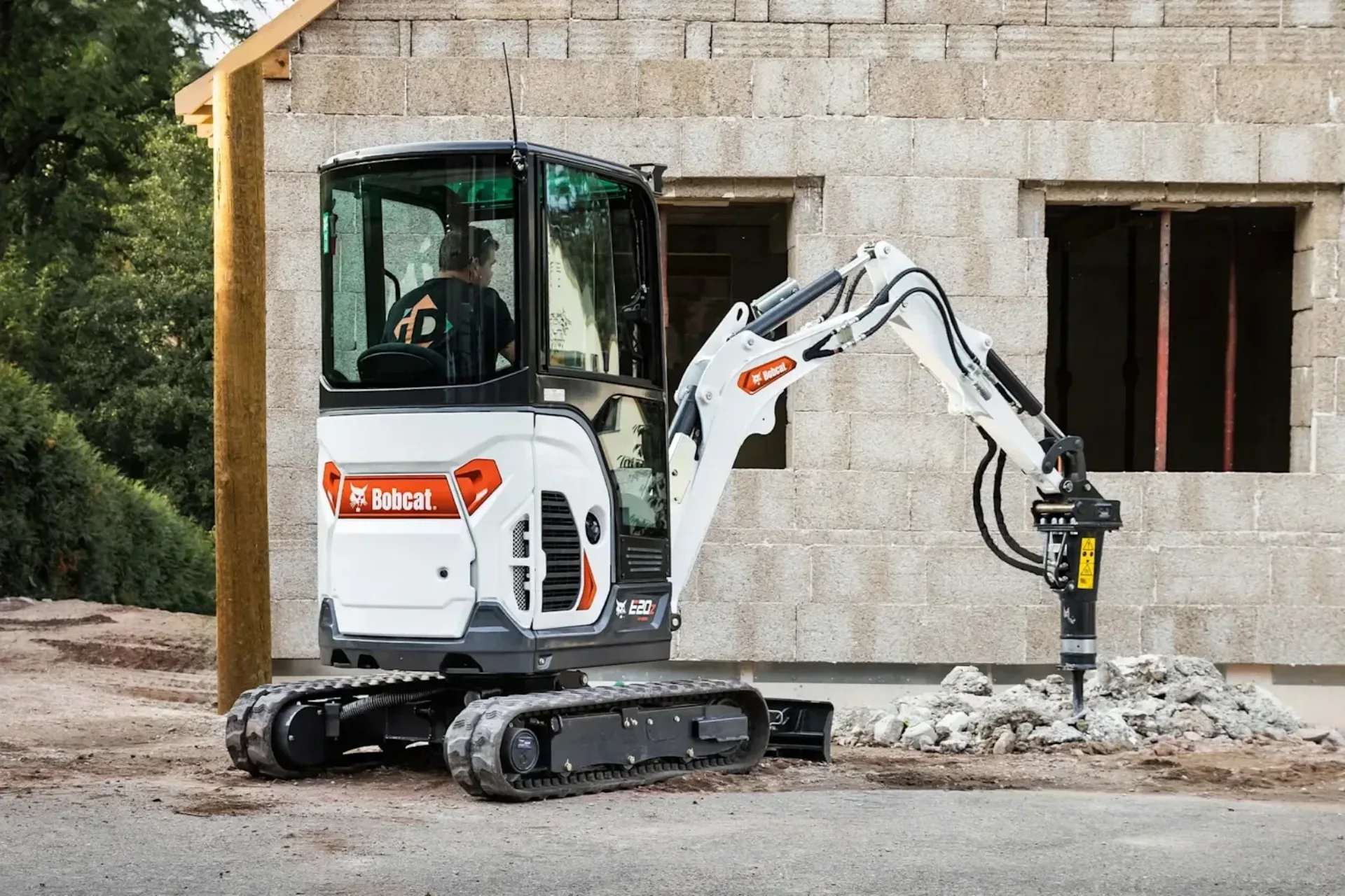 Bobcat E20z R2 graafmachine Vangaever Bobcat 02
