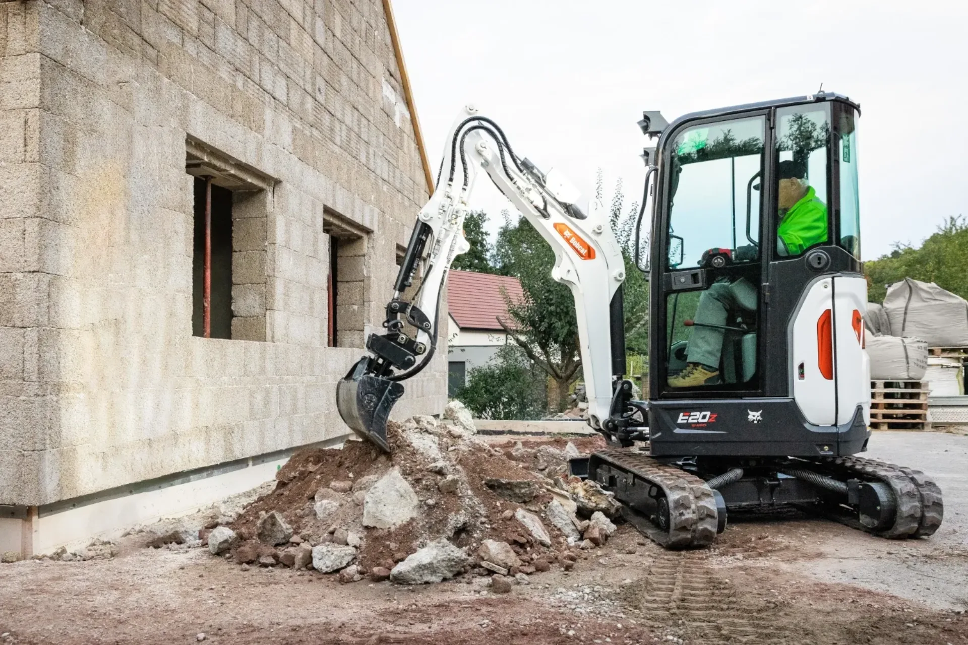 Bobcat E20z R2 graafmachine Vangaever Bobcat 04