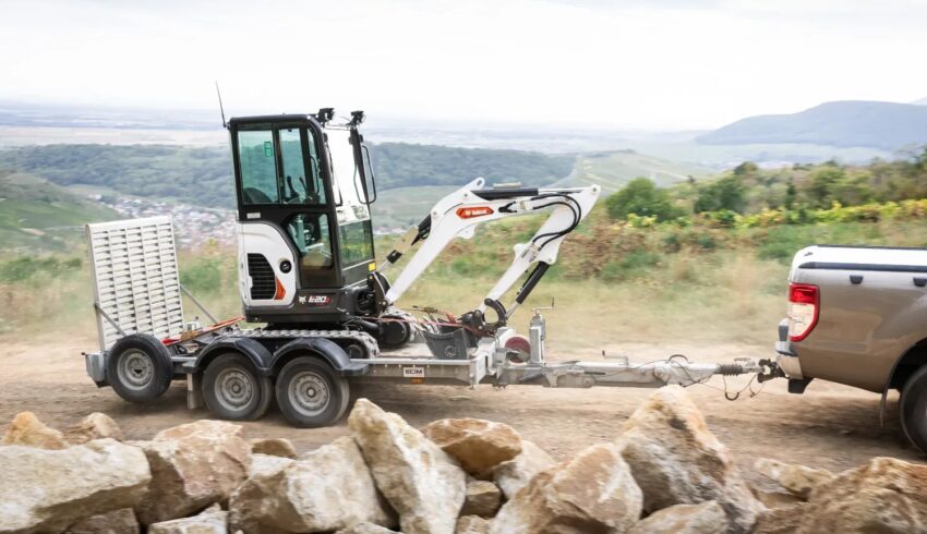 Bobcat E20 minigraver Bobcat Vangaever