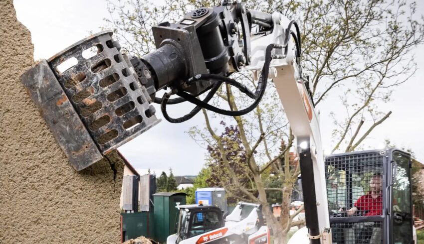 Bobcat sorteergrijper Vangaever Bobcat 01