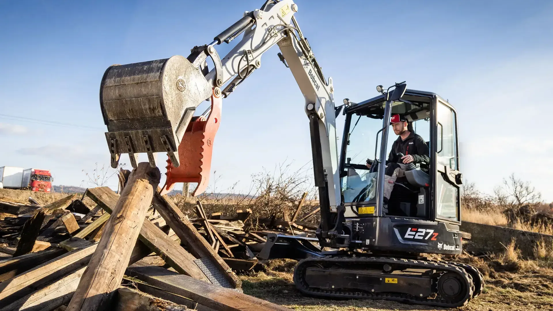 Bobcat minigraver recyclage Vangaever Bobcat 01
