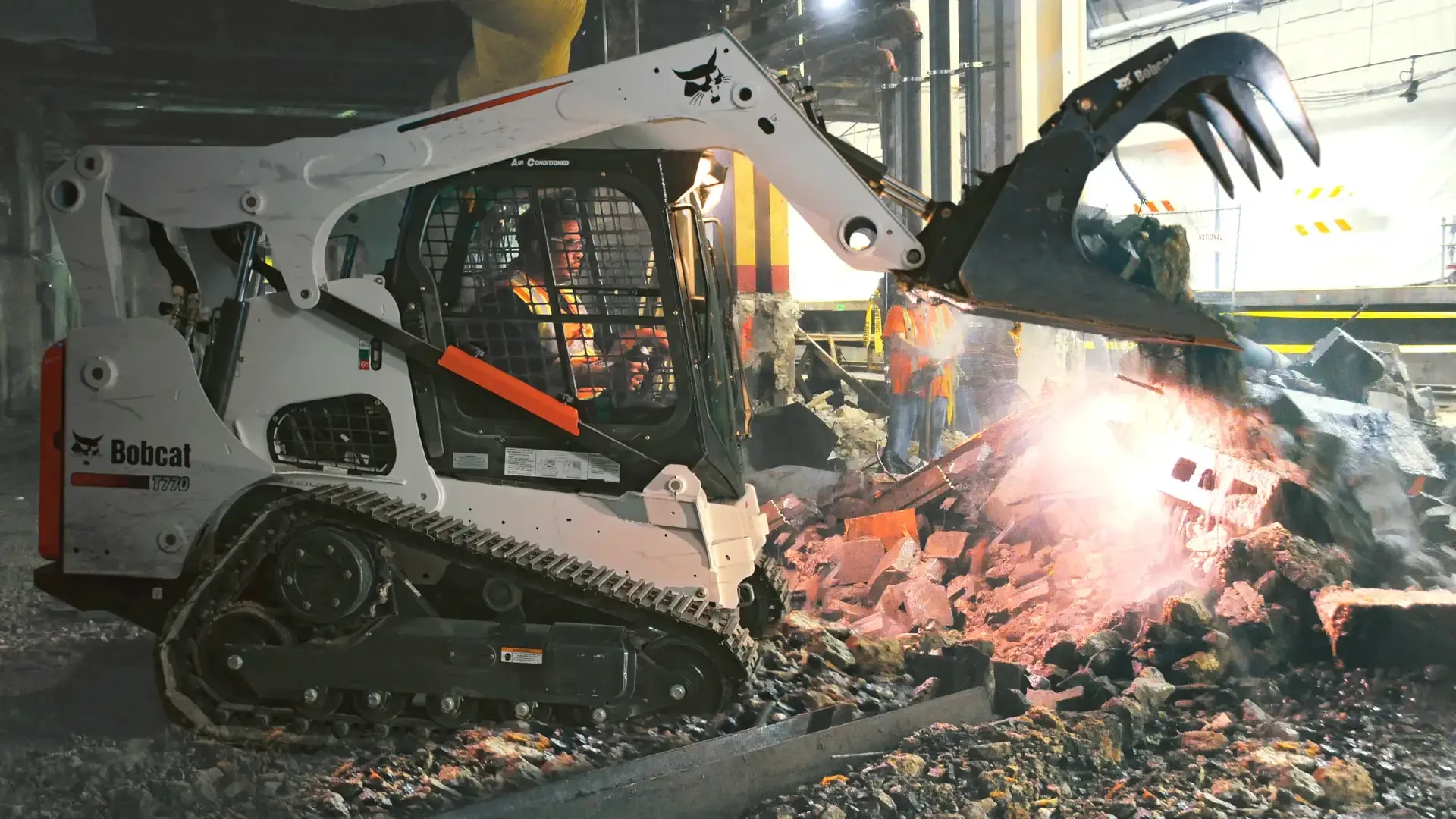 Bobcat rupslader recyclage Vangaever Bobcat 01