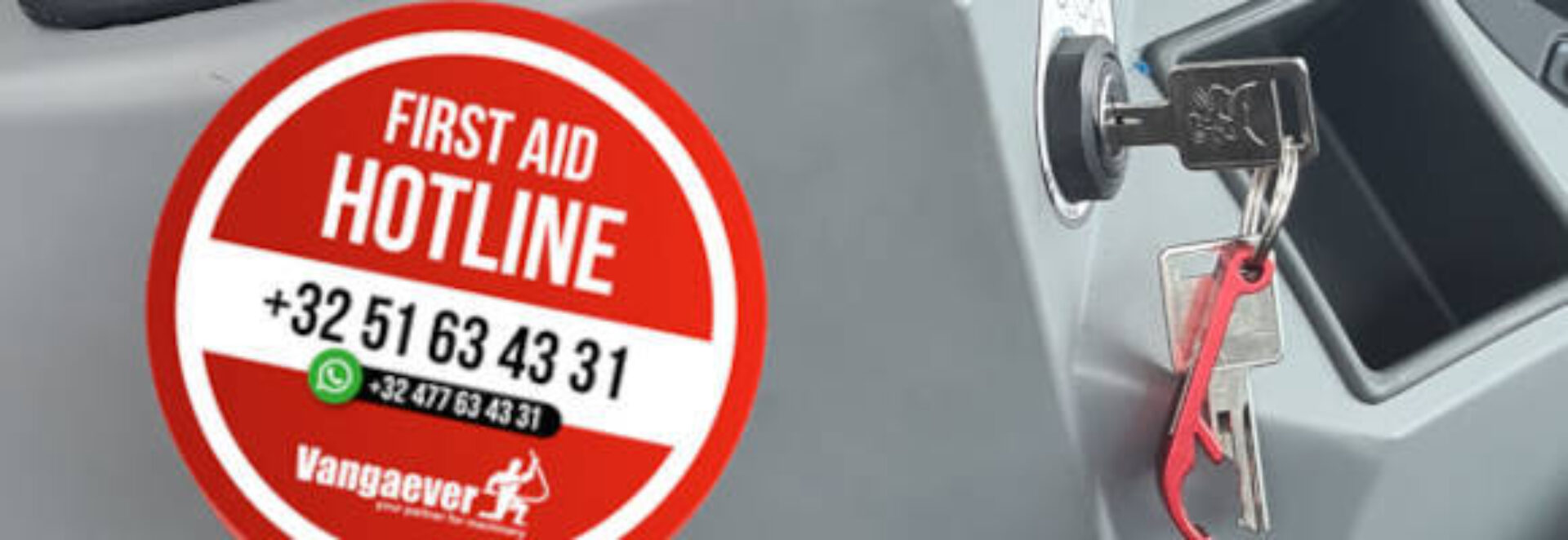 First aid hotline Vangaever Bobcat