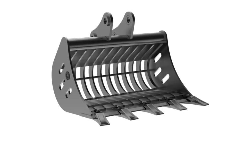 Puinbak zeefbak graafmachine bobcat vangaever