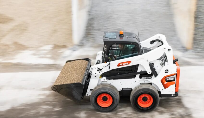 Bobcat schranklader overslag bulkhandling Vangaever Bobcat 00