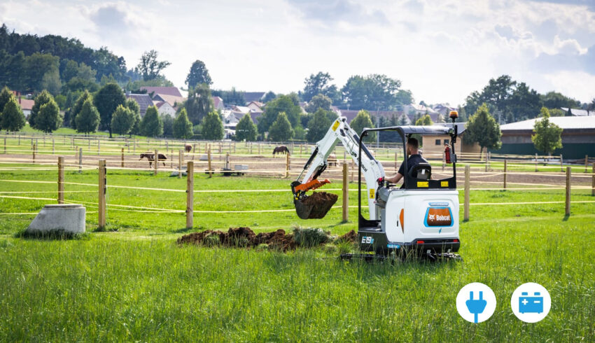 Bobcat E19e elektrische graafmachine Bobcat Vangaever 01