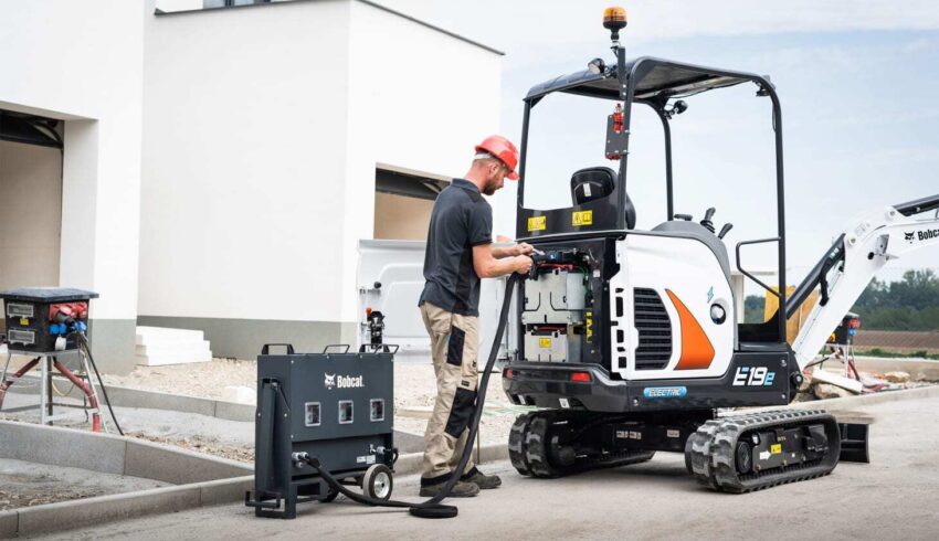 Bobcat E19e elektrische graafmachine Bobcat Vangaever 04