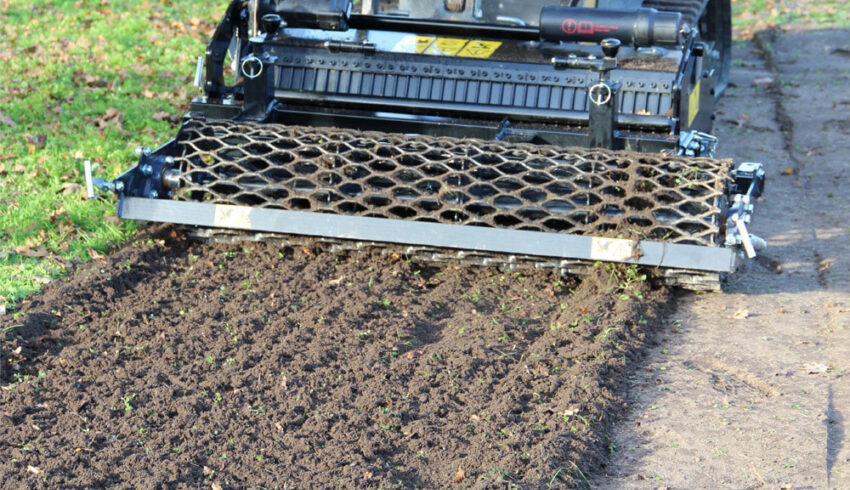 Grondvoorbereider lader bobcat vangaever 3