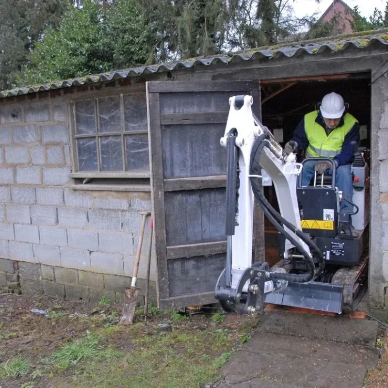 Bobcat E10z minigraver Vangaever Bobcat 21