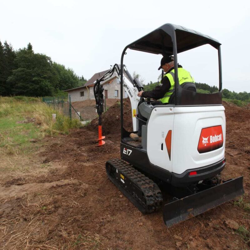 Bobcat E17 minigraver Bobcat Vangaever 04