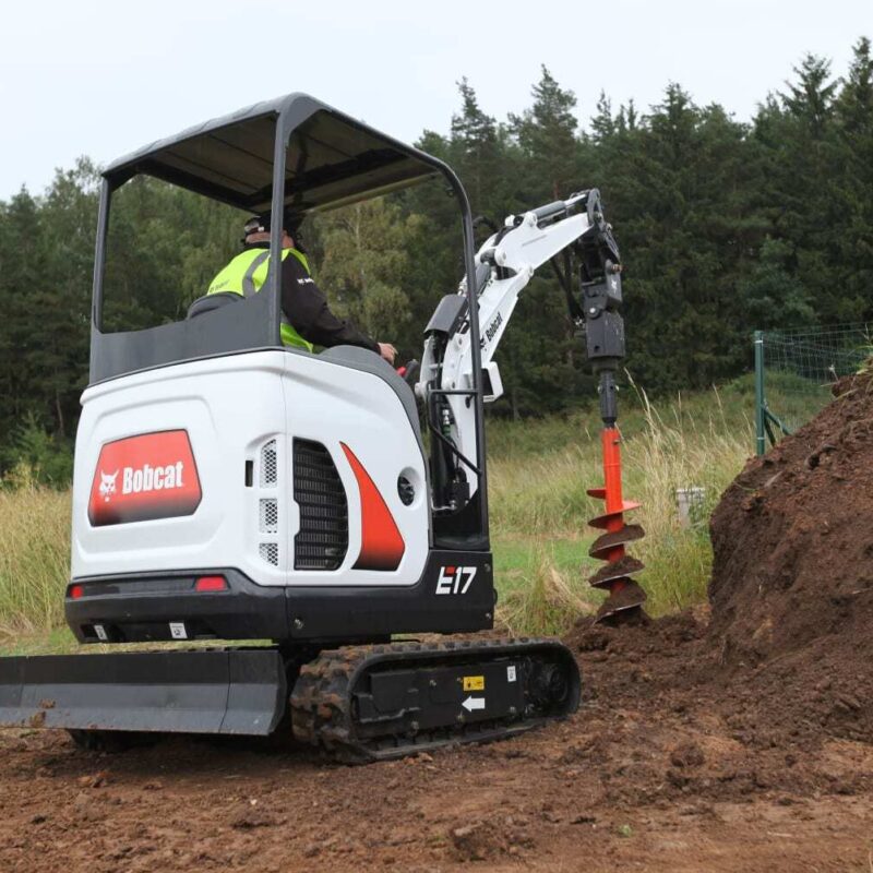 Bobcat E17 minigraver Bobcat Vangaever 06