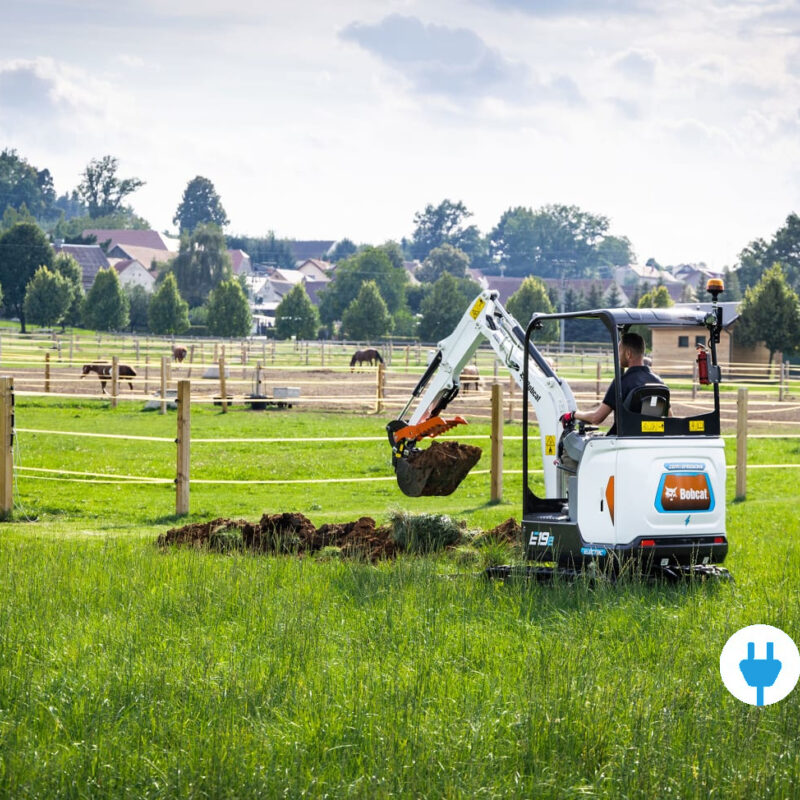 Bobcat E19e elektrische graafmachine Bobcat Vangaever 01