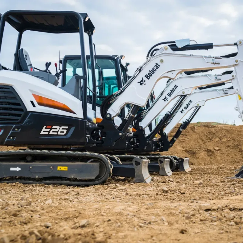 Bobcat E26 minigraver Bobcat Vangaever 03