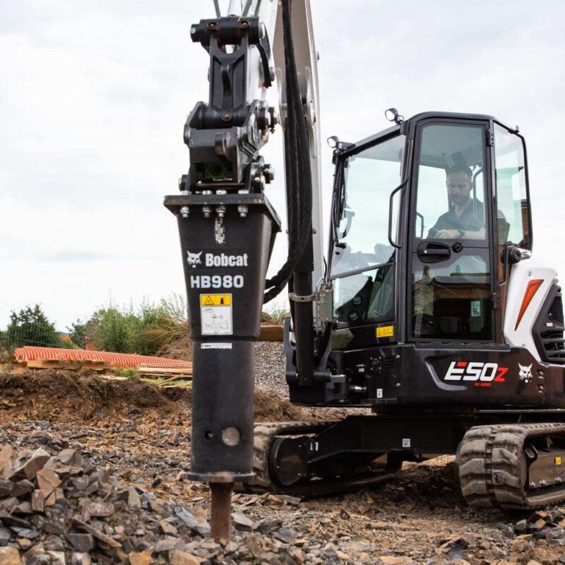 Bobcat E50z minigraver Bobcat Vangaever 05