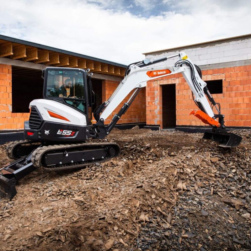 Bobcat E55z minigraver Bobcat Vangaever 02