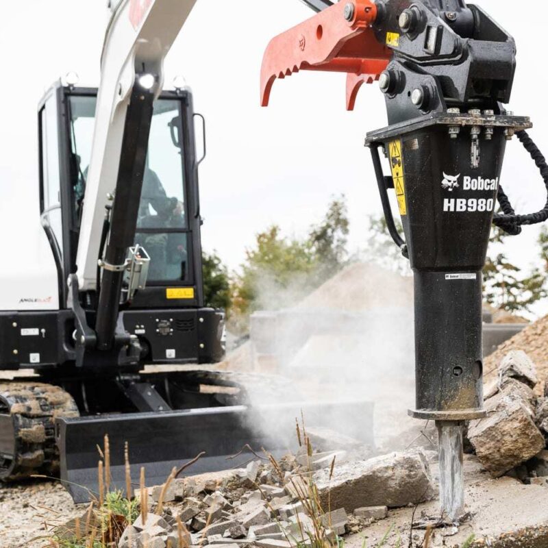 Bobcat E55z minigraver Bobcat Vangaever 06