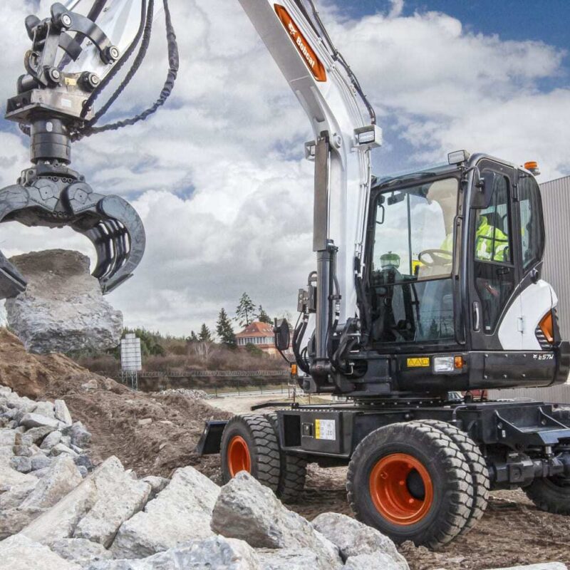 Bobcat E57w minigraver Bobcat Vangaever 01