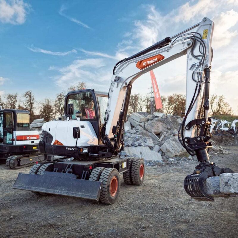 Bobcat E57w minigraver Bobcat Vangaever 05