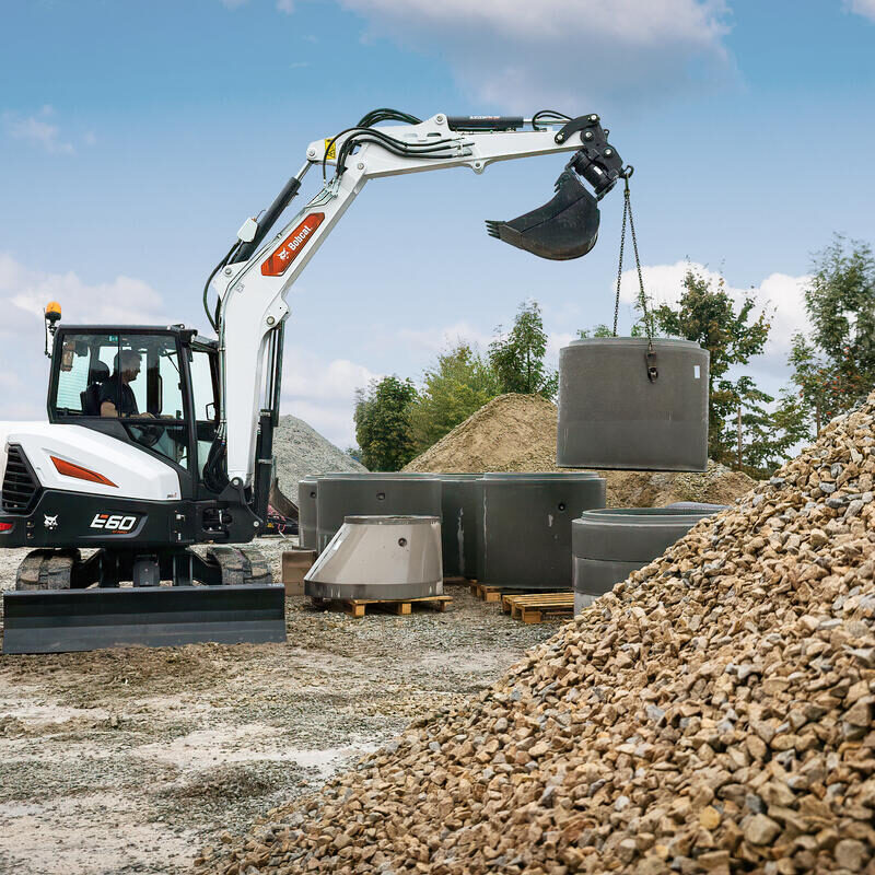 Bobcat E60 minigraver Bobcat Vangaever 05