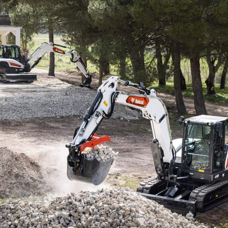 Bobcat E88 minigraver Bobcat Vangaever 01