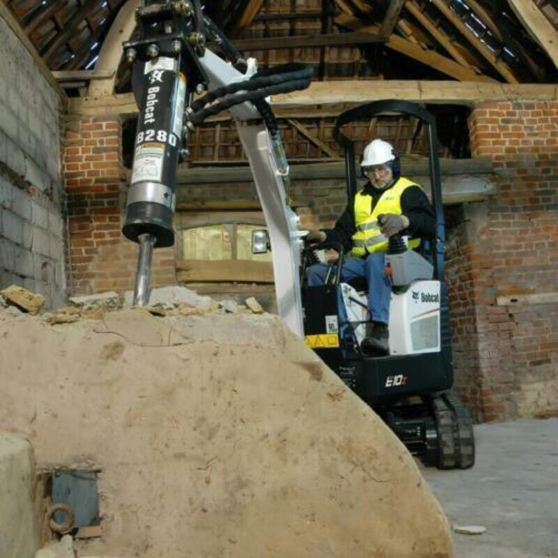 Bobcat breekhamer E19 Bobcat Vangaever 03