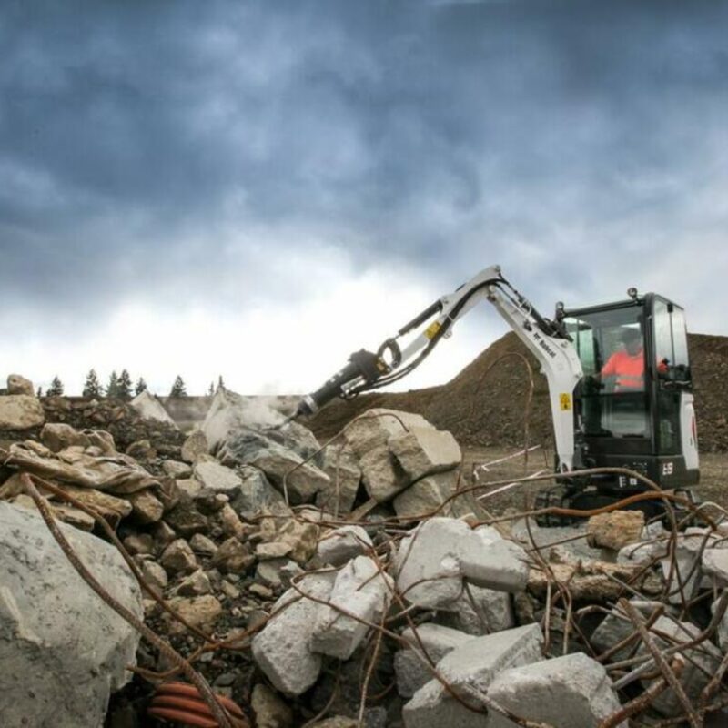 Bobcat breekhamer E19 Bobcat Vangaever 04