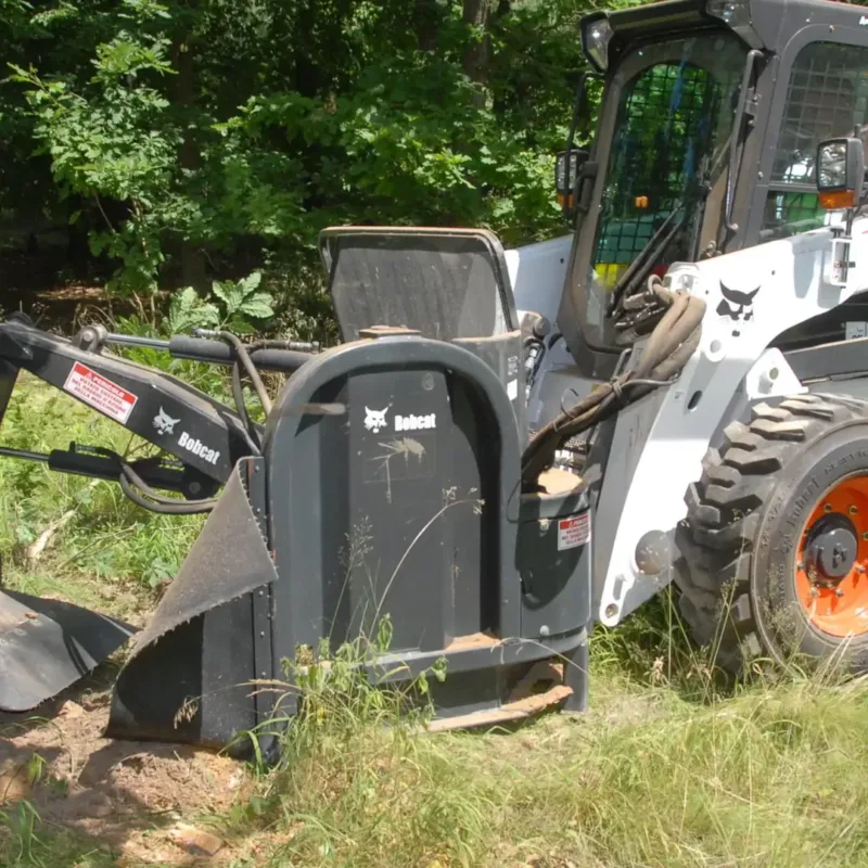 Boomstronkenfrees Bobcat vangaever 04