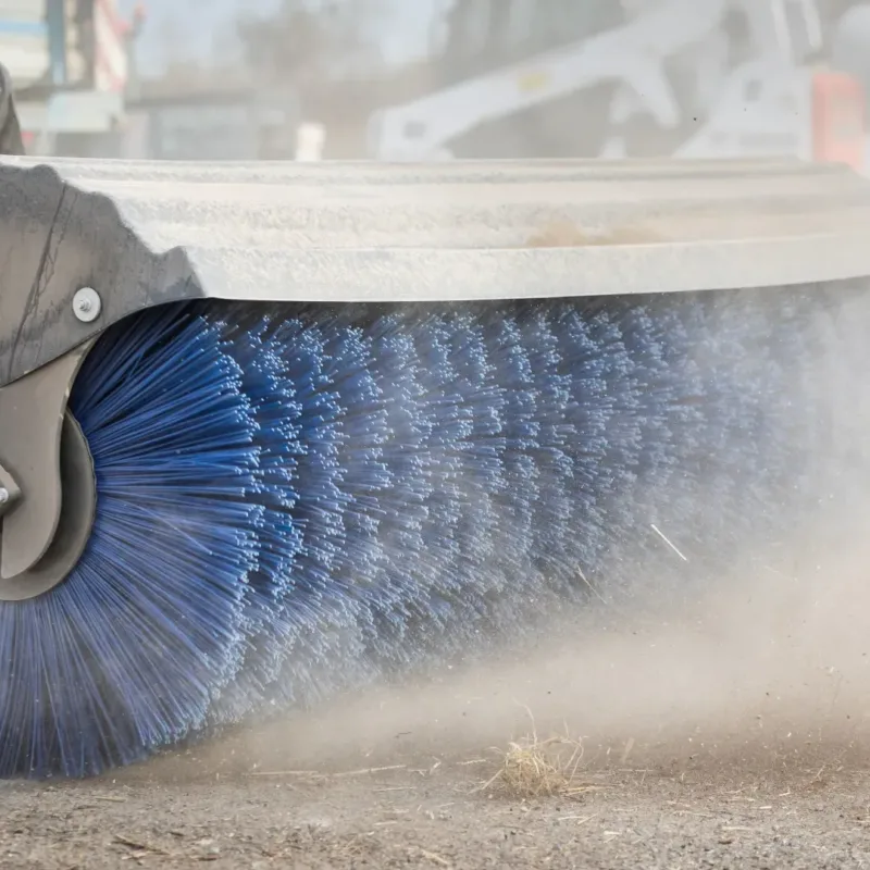 Schuinstelbare keerbezem Bobcat Vangaever 13