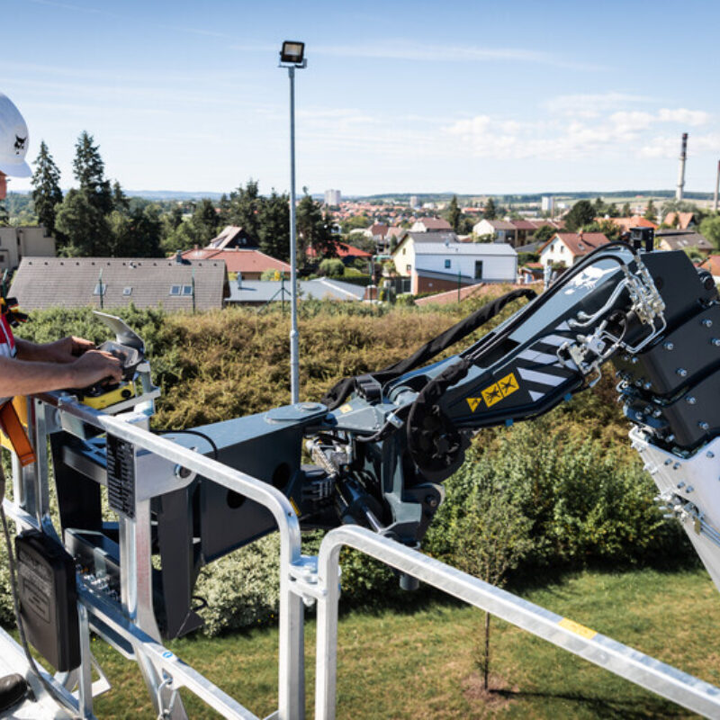 Dakwerkplatform verreiker bobcat vangaever 1
