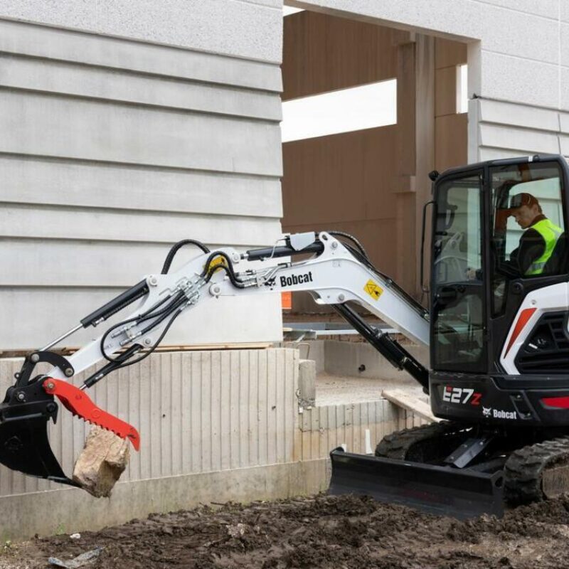 Hydraulische klem duimklem Bobcat graafmachine Bobcat Vangaever 02