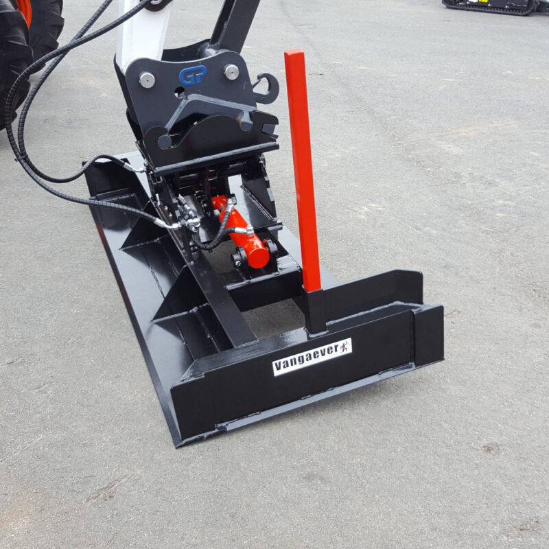 Nivelleerblad minigraver vangaever 2