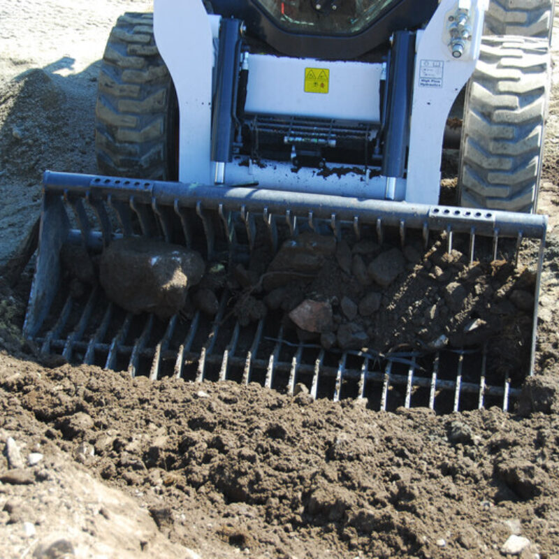 Puinbak bobcat vangaever 2