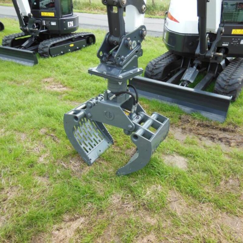 Sorteergrijper graafmachine bobcat vangaever 1